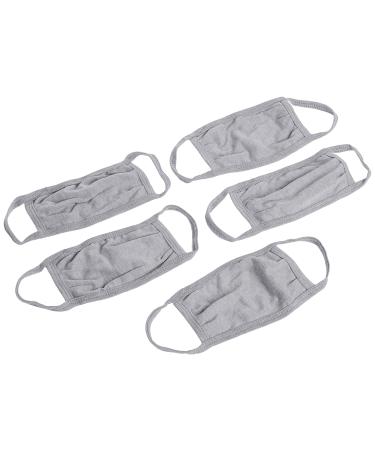 Hanes 3-PLY Kids Face Cover Mask (5 Pack) Gray Heather