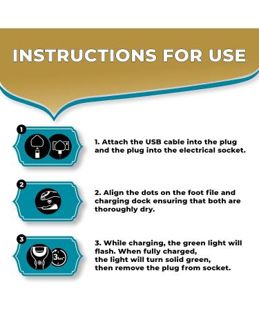 Amope Pedi Perfect Pro Wet & Dry Foot File - Rechargeable Callous Remover for Feet - Buy Online on GoSupps.com