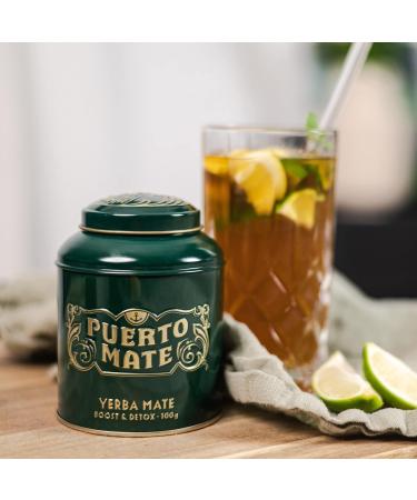 Buy Puerto Mate Yerba Mate Tea (100g) - Natural Caffeine from Argentina | Classic Design Gentle Drying - Buy Online on GoSupps.com