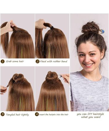 8 Pieces U-Shaped Vintage Hairpin Set | Cherry Red & White Tortoise Shell Hair Clips for Women - Buy Online on GoSupps.com