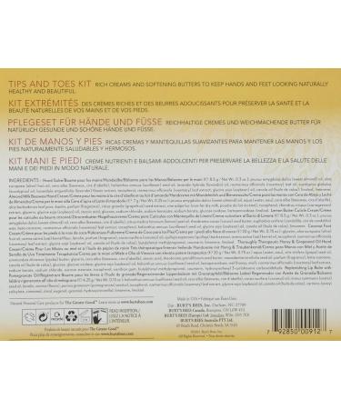 Burt's Bees Tips and Toes Kit - 6 ct - 2 Pack | International Shipping Available - Buy Online on GoSupps.com