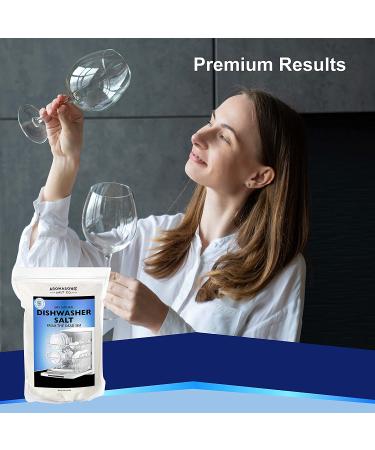 Aromasong Dishwasher Salt - Natural Water Softener for Cleaner Dishes - 5lb Pack - Buy Online on GoSupps.com