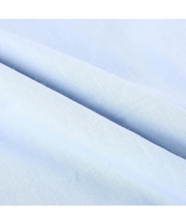 Verdant Touch Soft Duvet Cover for Massage & Beauty Salons - Light Blue Cotton with Facial Atemhole - Buy Online on GoSupps.com