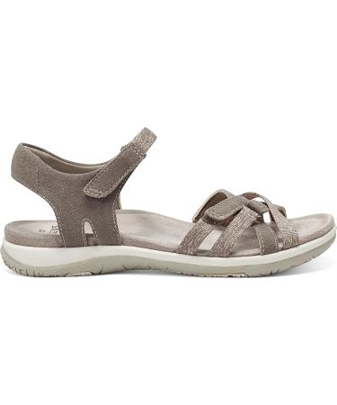Earth Origins Women's Sofia Sandals - Granite, Size 9 | Comfortable Casual Walking Shoes - Buy Online on GoSupps.com