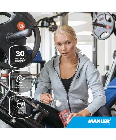  Maxler Maxler 100% Isolate Protein Powder Natural Flavoured Whey Isolate from Livestock Whey Protein Isolate Low Sugar & Tasty Strawberry 300 g - Buy Online on GoSupps.com