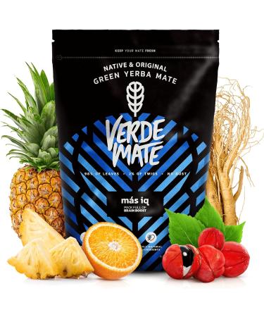Verde Mate Mas IQ Yerba Mate Tea Set | Natural Strong Energy Drink | Mate Tea Complete Set | Begginer's Kit | Yerba Mate Verde Mate Mas IQ Booster 500g|Ceramic Bird Cup Gourd 300ml|Stainless Bombilla - Buy Online on GoSupps.com