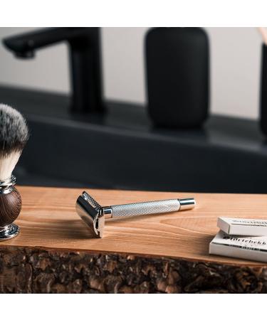 St rtebekker Premium Razor Hobel Solingen - Steel Handle 10 Blades Wet Shaving Set - Gift Idea - Premium Quality Made in Germany - Buy Online on GoSupps.com