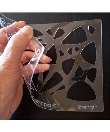 Cabtopia 3-Piece Lapidary Jewelry Design Templates - Strength, Temptation, Winsome - Buy Online on GoSupps.com