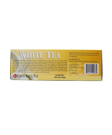 Legends of China White Tea - 200 Tea Bags (100 Bags in Each Pack) - Premium Quality Chinese White Tea - Buy Online on GoSupps.com