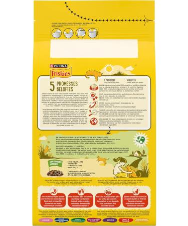 FRISKIES With Beef Chicken and Vegetables - 1.5 kg - Dry Food for Adult Cats - Buy Online on GoSupps.com