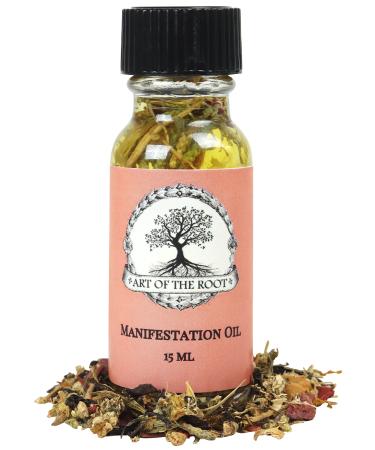 Manifestation Oil 1/2 oz for Goals, Wishes, Dreams & The Law of Attraction. for Wiccan Pagan Conjure & Magic Spells & Rituals