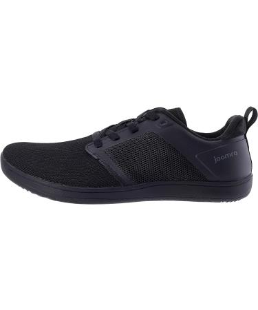 Joomra Men's Cross Trainer Barefoot Shoes Zero Drop Sneakers | Wide Toe Box | Upgrade Stability 12 W83 | All Black - Buy Online on GoSupps.com