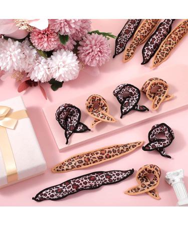 40-Piece Soft Foam Hair Rollers Set - DIY Hair Styling Tools in Black, Brown & Leopard Dot - Buy Online on GoSupps.com