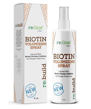 Biotin Volumizing Spray for Hair thickening Spray Natural Biotin Spray for Hair Thickener for Fine Hair Texture Spray for Hair Volumizer for Fine Hair Hair Growth Products (Re:build Spray)