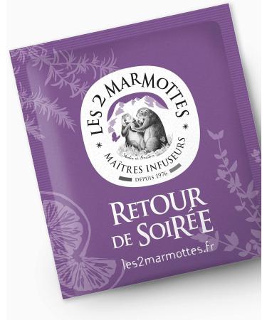 Les 2 Marmottes - Organic Infusion Return of the Evening 30 Sachets - Rosemary Mint and Lemon - Fresh and Invigorating - Ide - Buy Online on GoSupps.com