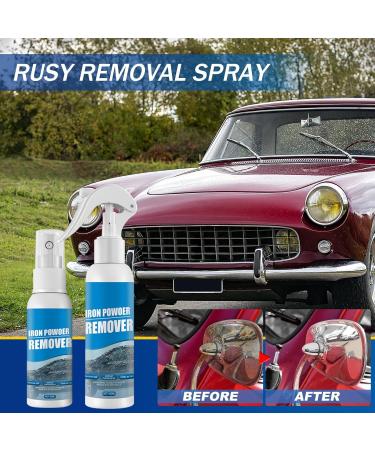 Cohbskj Multifunctional Rust Removal Spray Car Rust Removal Spray Iron Powder Remover For Car Car Maintenance Powder Spray Rust Remover Iron Cleaning (2PCS-30ml) - Buy Online on GoSupps.com