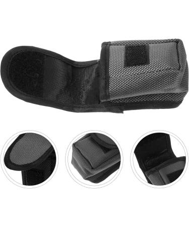JECOMPRIS Black Handbag Case for Pulse Oximeters | Portable Oxygen Sensor Carry Pouch | Durable Nylon O2 Saturation Monitor Storage - Buy Online on GoSupps.com