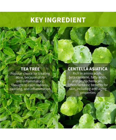 iUNIK Tea Tree Relief Serum 1.71 fl oz - Natural Acne Treatment & Soothing Care - Buy Online on GoSupps.com