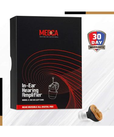 MEDca Premium (CIC) Black Left Ear - Hearing Aid for Clear Sound - Buy Online on GoSupps.com