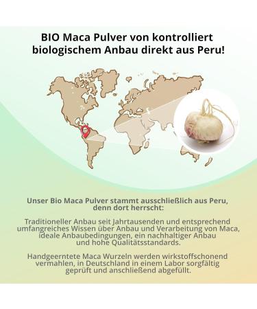 Buy Organic Yellow Maca Powder from Peru - 500g Raw Superfood Hand-Harvested Lab Tested Bio Quality - International Shipping Available - Buy Online on GoSupps.com