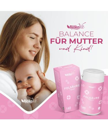 Buy Bj kovit Folic Acid Tablets - Essential Nutrients for Pregnancy & Lactation | Vegan Capsules | 60 Pieces - Buy Online on GoSupps.com