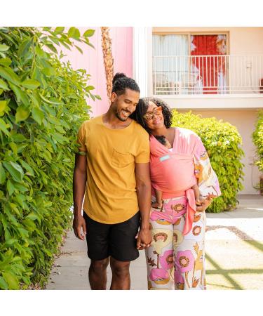 Moby Wrap Baby Carrier - Element | Adjustable Baby Wrap for Newborns & Infants | Keeps Baby Safe & Secure | Ideal Baby Gift | Fits All Body Types | Watermelon - Buy Online on GoSupps.com