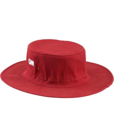 Gunn & Moore Panama Cricket Hat M - Maroon | Stylish & Comfortable Cricket Gear | International Shipping Available - Buy Online on GoSupps.com