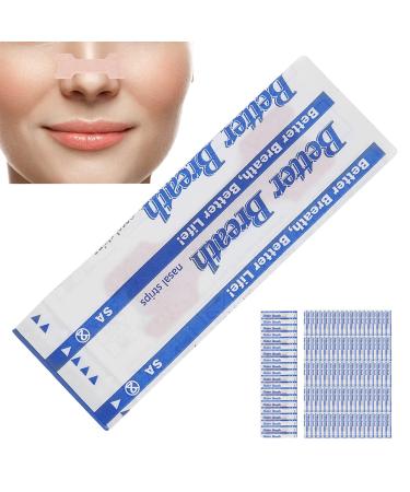 Nasal Strips Disposable Nasal Congestion Relief Strips Breathing Aid Strips for Good Sleep Reduces Nasal Snoring Caused by Nasal Congestion(10 x Nasal Stripsor)