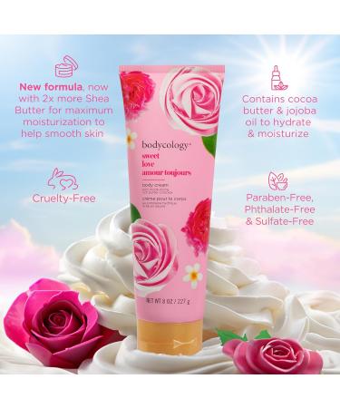 Bodycology Shea Butter Body Cream Sweet Love 8 oz (Pack of 2) - Buy Online on GoSupps.com