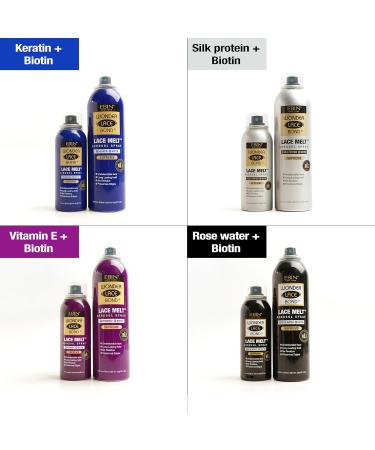 Wonder Lace Melt Aerosol Spray - Silk Protein Biotin Infused 2.7 fl.oz./80ml Preserves Edges & Undetectable Lace Long lasting hold No Residue glueless 2.7 Fl Oz (Pack of 1) Silk Protein - Buy Online on GoSupps.com