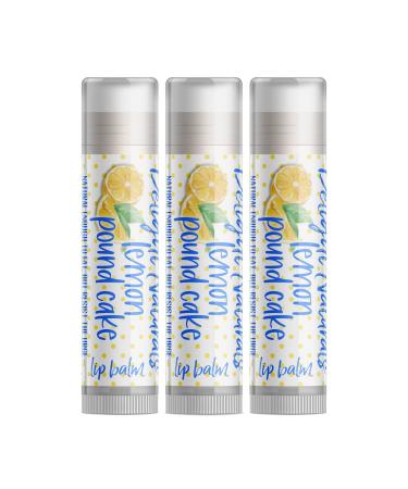 Lemon Pound Cake Lip Balm - Set of Three