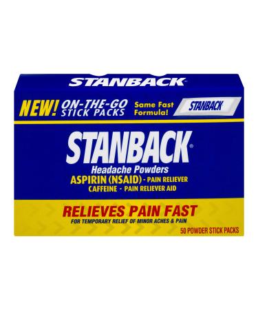 Stanback Headache Powders | 50 Count | Packaging May Vary 50 Count (Pack of 1)