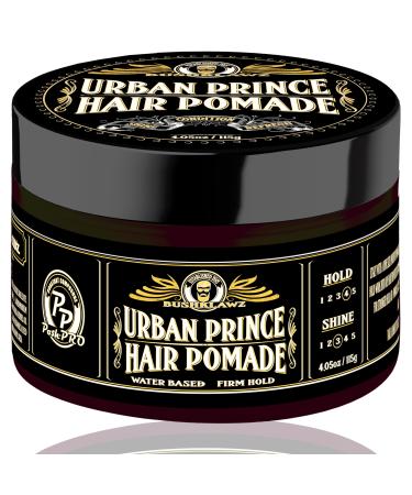 Urban Prince Hair Pomade Water Based Firm Strong Hold Easy to Wash Out Gel Type for Tight Styles Men's Styling Product Barber Approved 115g / 4.05oz 3.38 Ounce (Pack of 1) Urban Prince