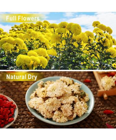 Goofoo Gongju Chrysanthemum Tea - 1 oz Loose Leaf Chinese Herbal Flower Tea for Halloween - Buy Online on GoSupps.com