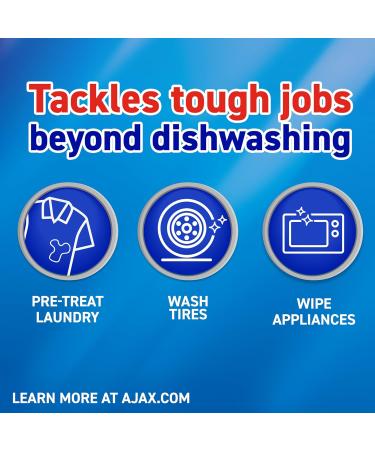 Ajax Ultra Liquid Dish Soap - Vinegar & Lime Scent - 90 oz Bottle (Pack of 2) | Sparkling Clean Dishes | International Shipping Available - Buy Online on GoSupps.com