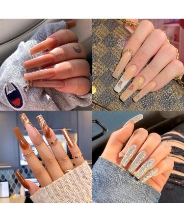 Kalolary 120Pcs Dual Nail U-Shape Forms with 10Pcs Nail Tip Clips - Perfect for Poly Gel Nail Extension - Buy Online on GoSupps.com