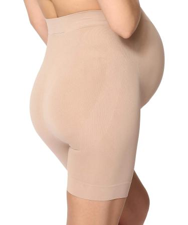 Be Mammy Maternity Shorts 06 15 M - Beige | Women's Pregnancy Apparel - Buy Online on GoSupps.com