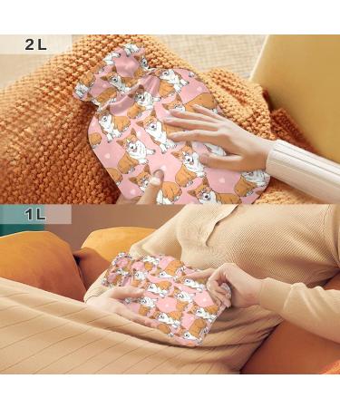 Cute Welsh Corgi Heat Bottle | Pain Relief & Warmth | 1L Hot Water Pillow for Sports Injuries - Buy Online on GoSupps.com