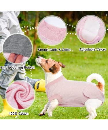 Buy Hjumarayan Dog Body After Op - Breathable Castration Medical Suit for Small to Large Dogs - Comfortable Alternative to Ruff - Pink - Buy Online on GoSupps.com