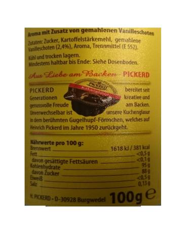 Vanilla Aroma Powder 100g - Premium Flavoring for Baking | International Shipping Available - Buy Online on GoSupps.com