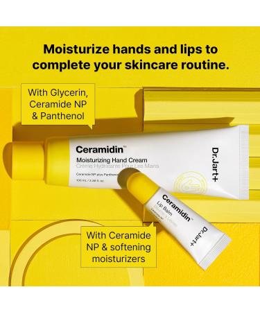 Dr.Jart+ Ceramidin Travel Essentials Moisturizing Trio for Dry Skin with Ceramides | Face Cream, Sheet Mask & Jelly Lip Balm | Korean Skin Care Set - Buy Online on GoSupps.com