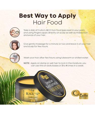 Jamaican Black Castor Oil Hair Food - 6oz/170g with Moringa Oil | Promotes Strong Roots & Hair Growth - Buy Online on GoSupps.com