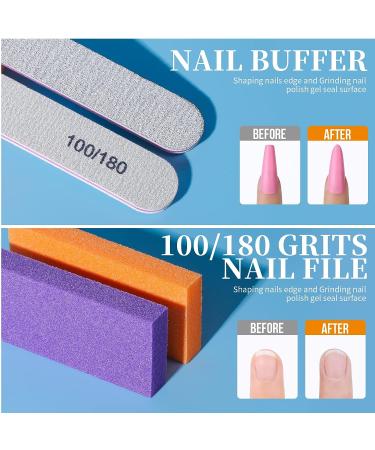 Nail Soaking Bowl Set for Gel Polish, Dip Powder & Cuticle Care - Manicure Tools Included - Buy Online on GoSupps.com