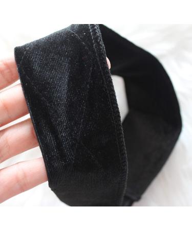 Bamutu Velvet Wig Grip Headband for Women Adjustable Non Slip Elastic Wig Hair Band (Black) - Buy Online on GoSupps.com