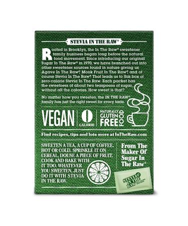 Stevia In the Raw Packets 3.5 oz (100 ct) - Zero-Calorie Natural Sweetener - Buy Online on GoSupps.com