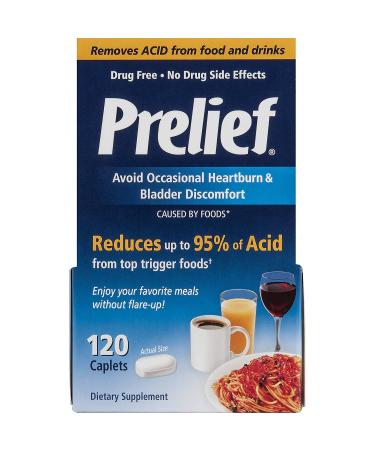 Prelief Dietary Suppliment Tablets 120 Tabs (Pack of 6)