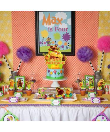 37 Pcs Lorax Cake Topper and Cupcake Toppers Set Lorax Birthday Party Supplies for Lorax Birthday Decorations - Buy Online on GoSupps.com