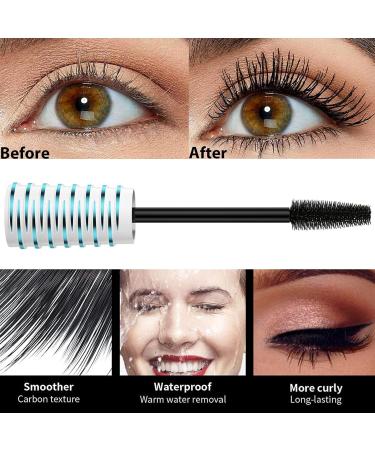 HOUSN Mascara Volume Mascara Waterproof Mascara Black Waterproof Fiber Mascara False Eyelash Effect Mascara Volumizing Effect Mascara Long Lasting No Smudging Mascara Lasting All Day - Buy Online on GoSupps.com