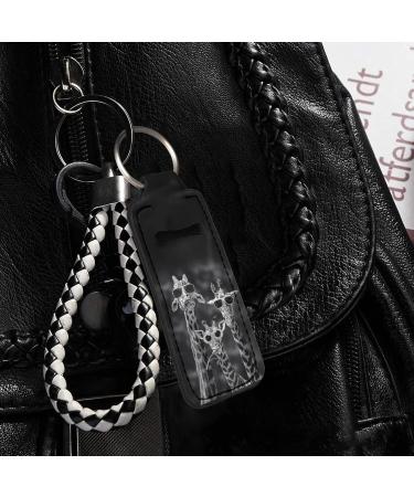 Lip Balm Keyring for Women Girls Clip on Elastic Chapstick Sleeves Giraffe - Buy Online on GoSupps.com