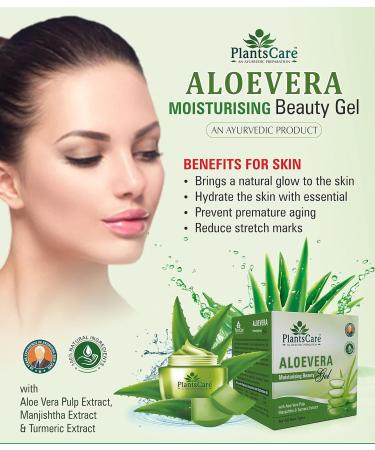 Buy Ayurvedic Aloe Vera Moisturising Gel 100g - Best Plants Care for Healthy Skin | International Shipping Available - Buy Online on GoSupps.com